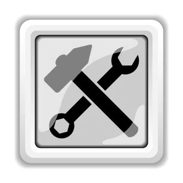 Tools  icon. internet button on white background.. Stock Illustration