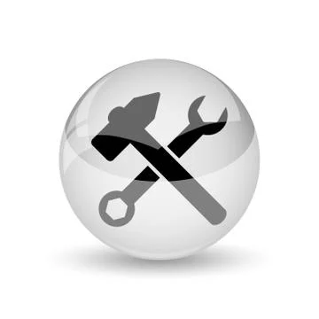 Tools  icon. Internet button on white background. Stock Illustration