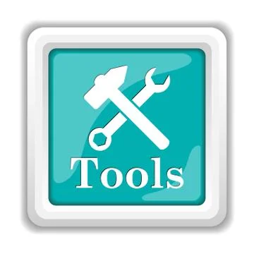 Tools icon. Internet button on white background.. Stock Illustration