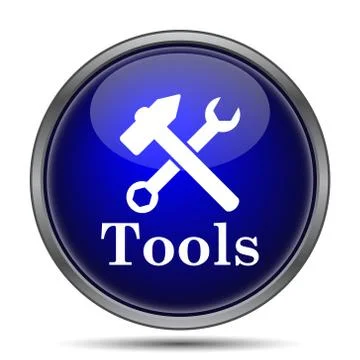 Tools icon. Internet button on white background.. Stock Illustration