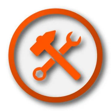 Tools  icon. Internet button on white background.. Stock Illustration