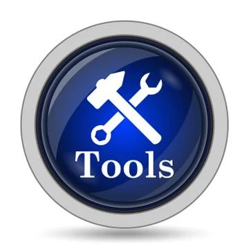 Tools icon. Internet button on white background.. Stock Illustration