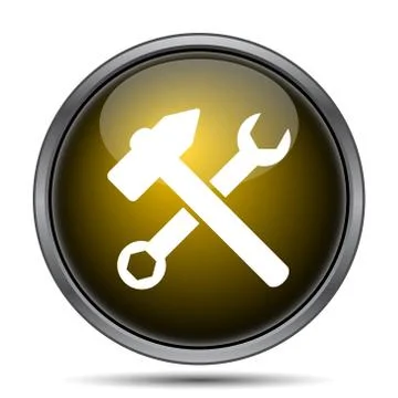 Tools  icon. Internet button on white background.. Stock Illustration