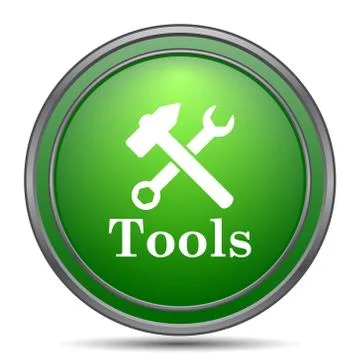 Tools icon. Internet button on white background.. Stock Illustration