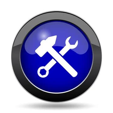 Tools  icon. Internet button on white background.. Stock Illustration