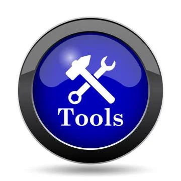 Tools icon. Internet button on white background.. Stock Illustration