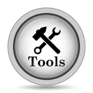 Tools icon. Internet button on white background.. Stock Illustration