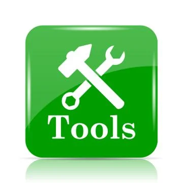 Tools icon. Internet button on white background.. Stock Illustration