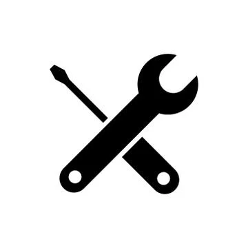 Tools Icon in trendy flat style Stock Illustration