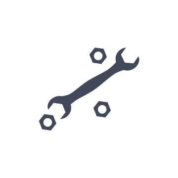 Tools Icon Vector flat design style Stock Illustration