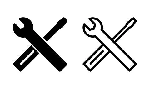 Tools Icon vector. Repair icon, Service icon Stock Illustration