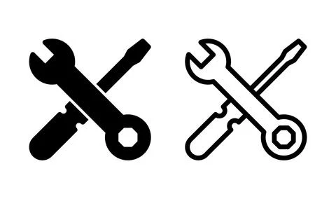 Tools Icon vector. Repair icon, Service icon Stock Illustration