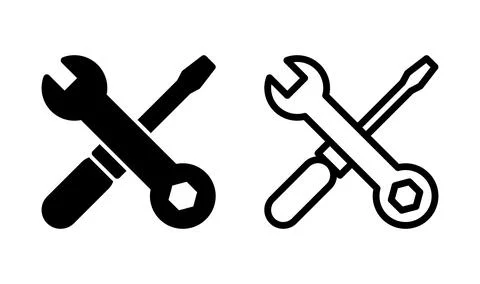 Tools Icon vector. Repair icon, Service icon Stock Illustration