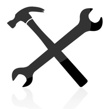 Tools icons Illustrazione stock