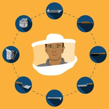 Tools infocraphics Stock Illustration