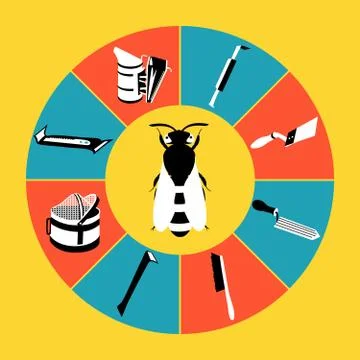 Tools infocraphics Stock Illustration