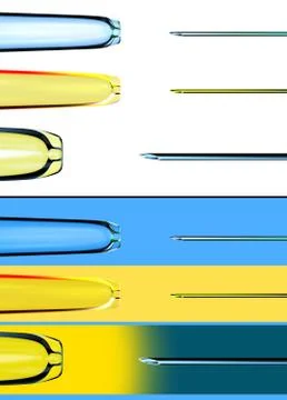 Tools for injection Illustrazione stock