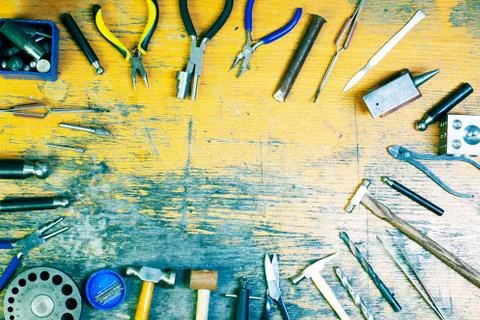 Tools of jewellery. Stock Photos