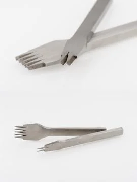 Tools for leather working Stock Photos