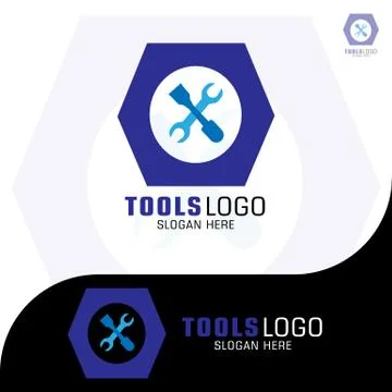 TOOLS LOGO Stock Illustration