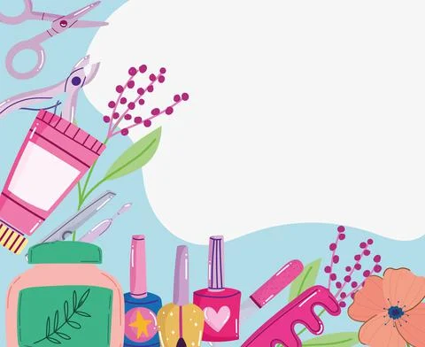 Tools for manicure Stock Illustration