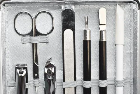Tools of a manicure Stock Photos