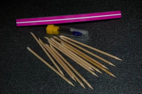 Tools for manicure Stock Photos