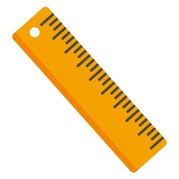 Tools for Measuring Length and Drawing Lines in Classroom Activities or Pro.. Stock Illustration