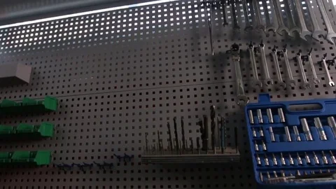 Tools for Mechanic Service Stock Footage 73743747