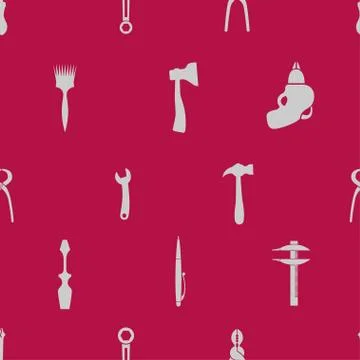Tools pattern イラスト素材