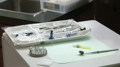 Tools on plate Video stock 361110