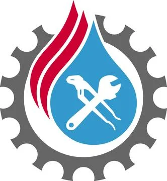 Tools, Plumber, Installer, Icon, Logo Stock Illustration