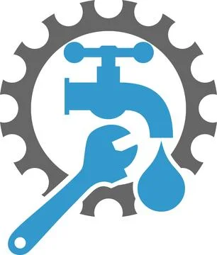 Tools, plumber, installer, logo, icon Stock Illustration