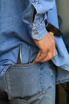Tools in the pocket Stock Photos