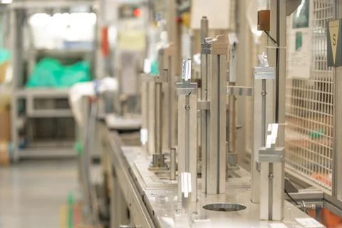 Tools for precise 3D measurement of plastic products for the automotive industry Stock Photos