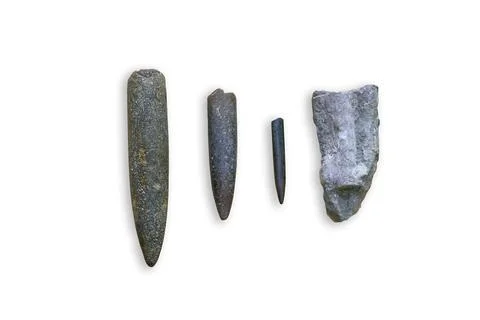 Tools of primitive people Stock Photos