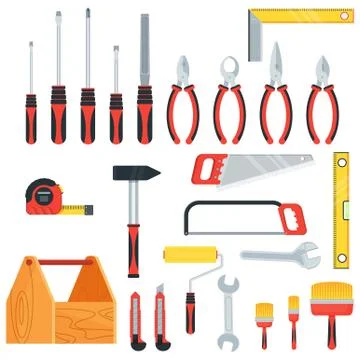Tools for repair and construction Stock Illustration