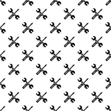 Tools repair pattern vector seamless Stock Illustration