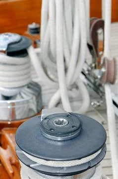 Tools of a sailboat Stock Photos