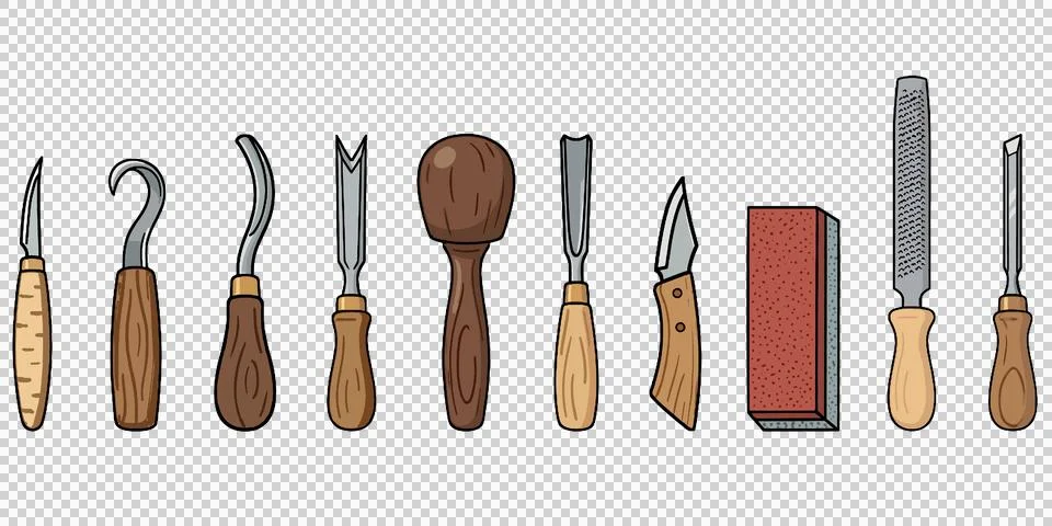 Tools Set Collection Иллюстрация