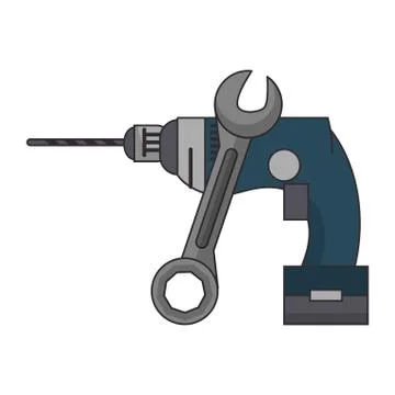 Tools set collection workshop icons cartoon Stock Illustration