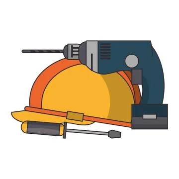 Tools set collection workshop icons cartoon Stock Illustration