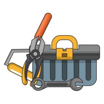 Tools set collection workshop icons cartoon Stock Illustration