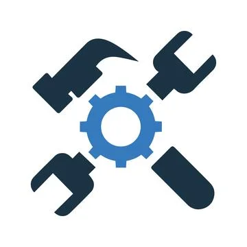 Tools, settings, control, repair icon. Simple editable vector graphics. Stock Illustration