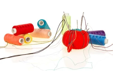 Tools for sewing Stock Photos