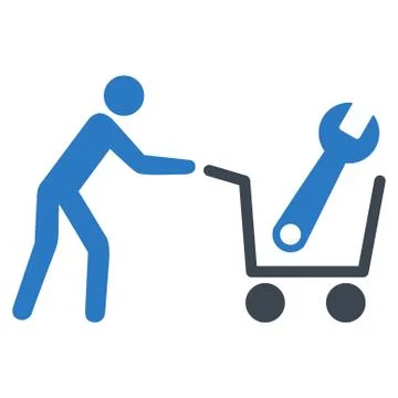 Tools Shopping Icon Stock Illustration