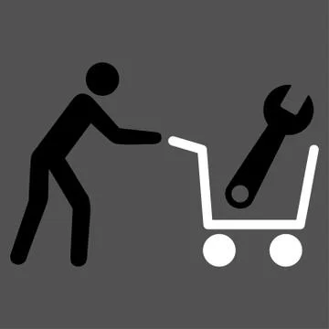 Tools Shopping Icon Stock Illustration
