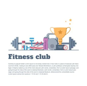 Tools for sport Stock Illustration