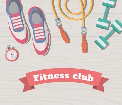 Tools for sport Stock Illustration