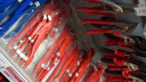 Tools in the store vertical video Stock Footage 260147147